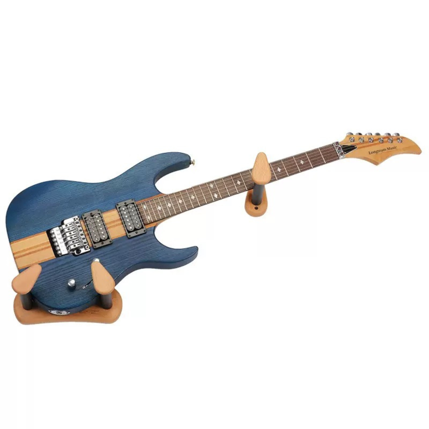 Horizontal Guitar Wall Mount – Angled Multi-Instrument Display Hanger