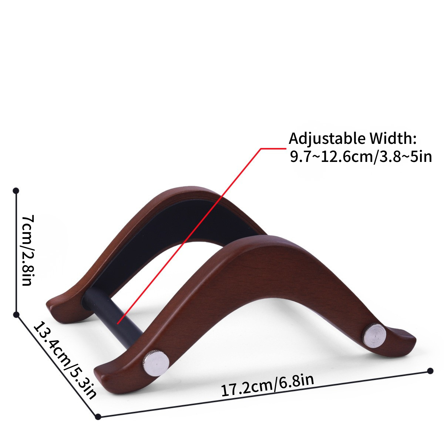 Portable Acacia Guitar Stand