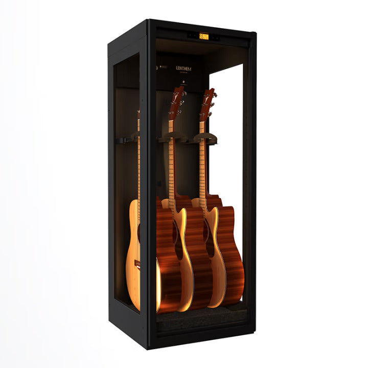 Guitar Humidity Control Cabinet | ClimaCab Display