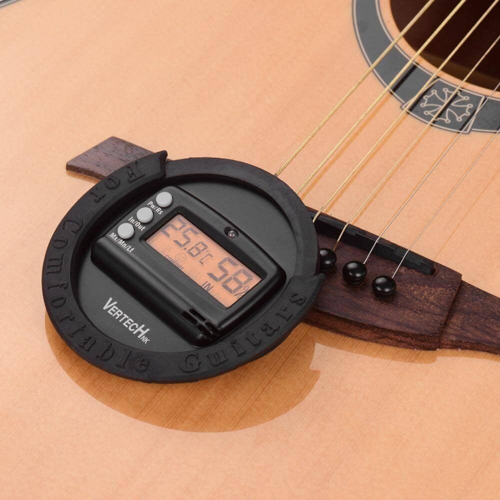 Guitar Soundhole Humidifier with Digital Hygrometer