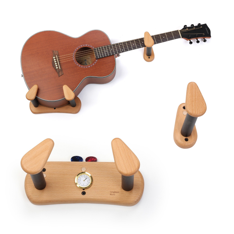 Horizontal Guitar Wall Mount – Angled Multi-Instrument Display Hanger