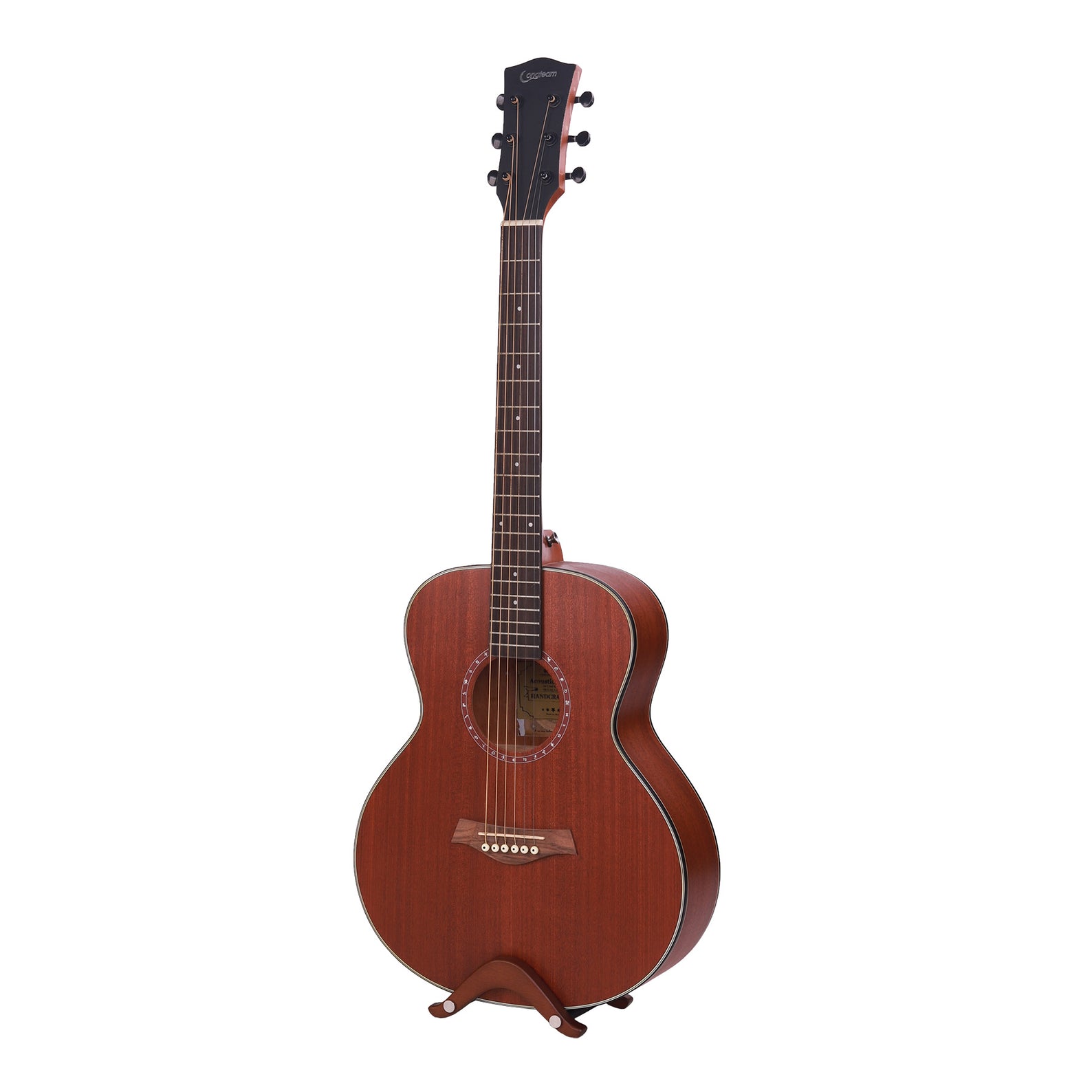 Portable Acacia Guitar Stand