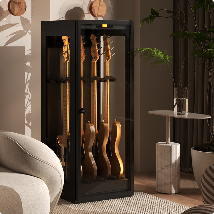Bass Humidity Control Cabinet | ClimaCab Display