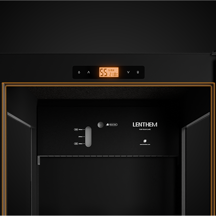 Guitar Humidity Control Cabinet | ClimaCab Display